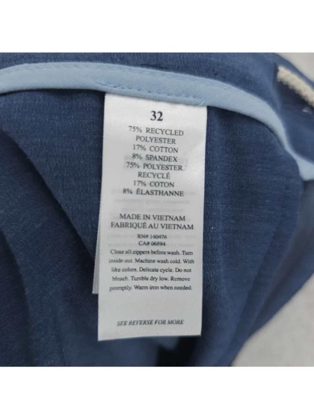 NWT FAHERTY All Day Casual Shorts Navy Blue Men's Size 32